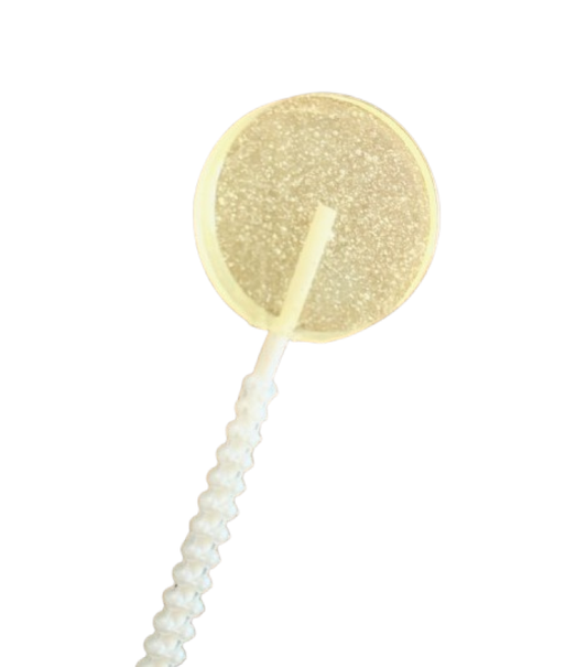 2" Lollipops with Pearl Stick Set of 8